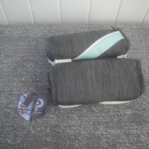 Porte Play Small Electronic and Beauty Organizer Gray Mint NEW with Tags - Picture 4 of 9